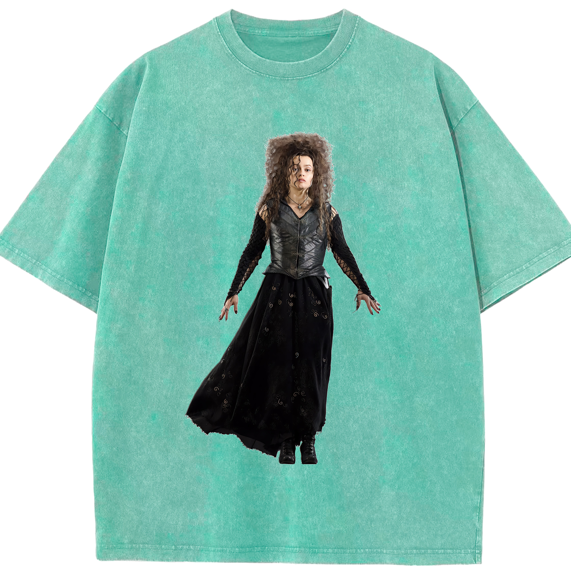 （画像用） Harry Potter ハリー・ポッターシリーズ 綿100% ヴィンテージ風 半袖Tシャツ（フロントプリント）